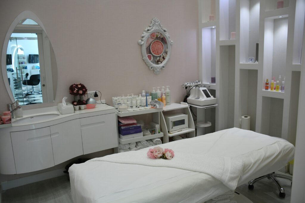 med spa treatment room for Facebook ads marketing