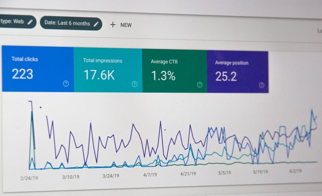Med spa owner reviewing Google Ads audience targeting data on a laptop screen