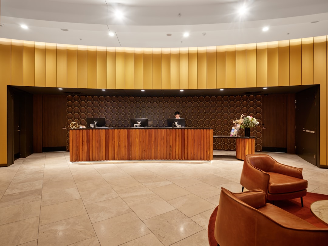 Elegant med spa reception desk representing the med spa pricing page decision for owners