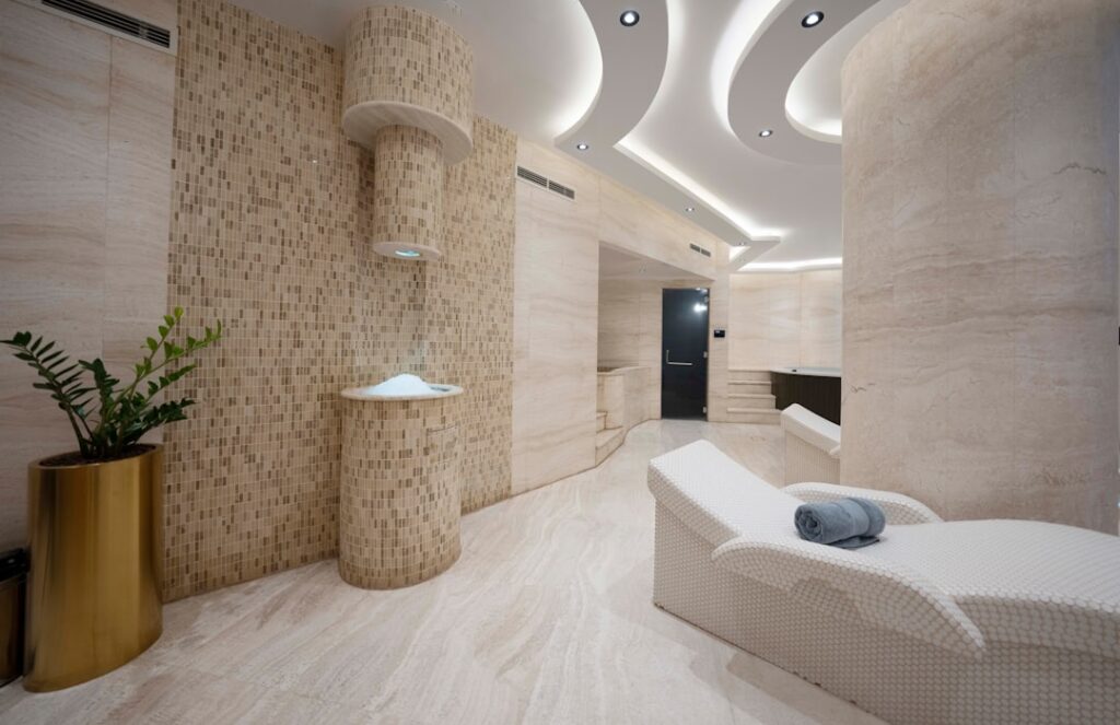 Med spa reception desk illustrating omnichannel marketing touchpoints for patient experience