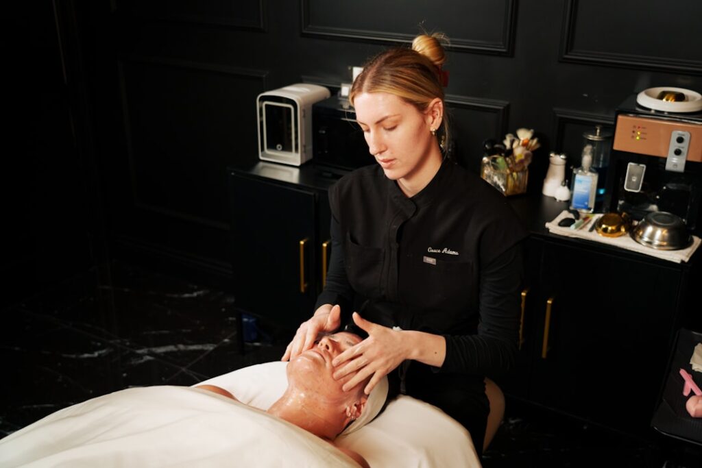 Elegant med spa treatment room representing AI search optimization for med spas in 2026