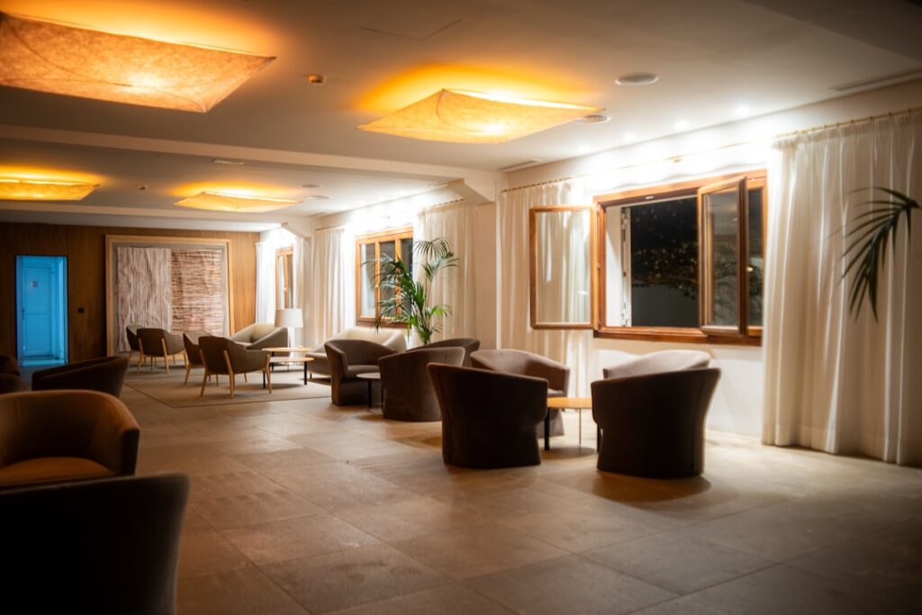 Elegant med spa reception area representing med spa Google Business Profile posts strategy