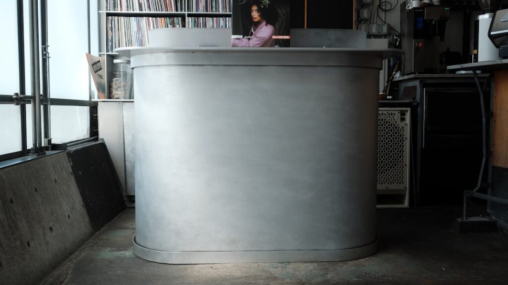 Med spa reception desk where patients complete med spa intake forms before treatment