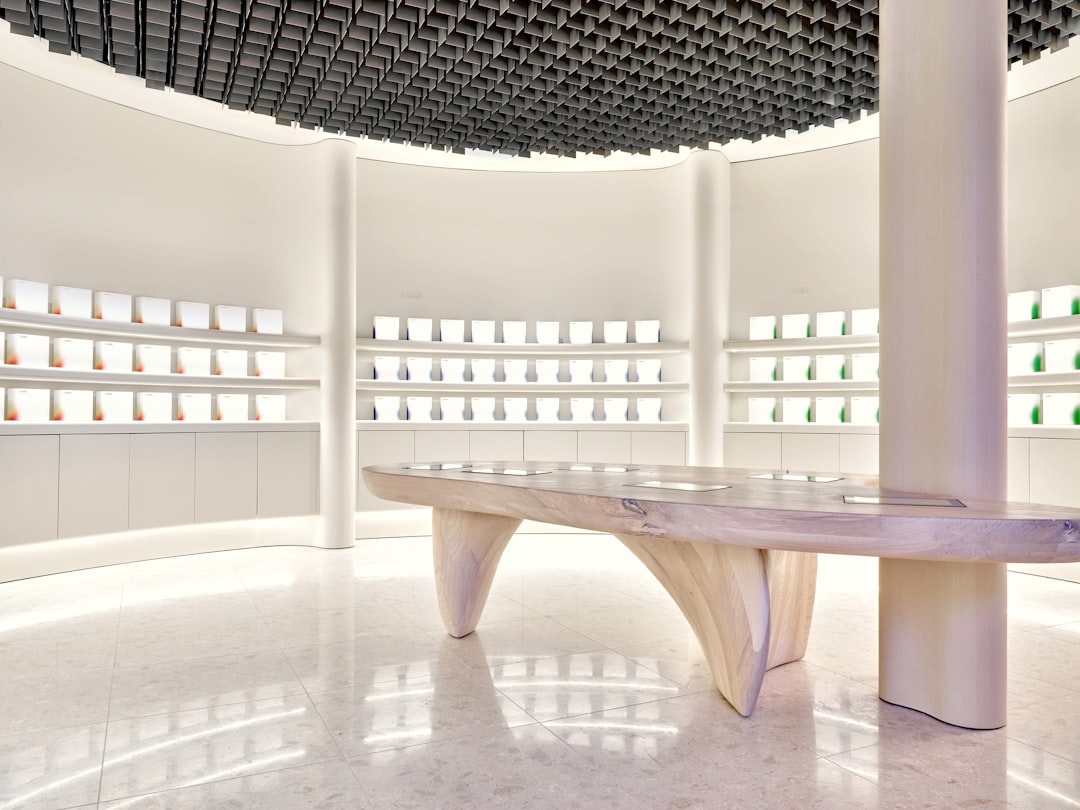 Elegant med spa reception area representing organic vs paid email marketing strategy for med spas