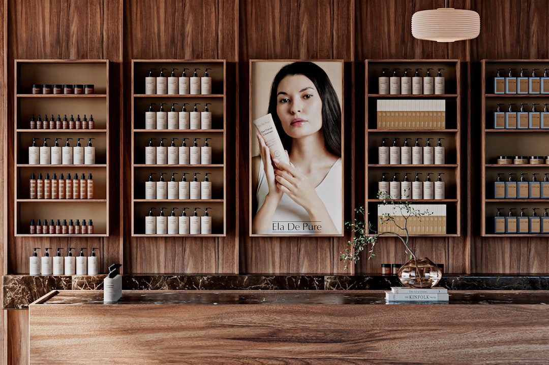 Elegant med spa reception desk — illustrating SEO vs social media for med spas marketing strategy