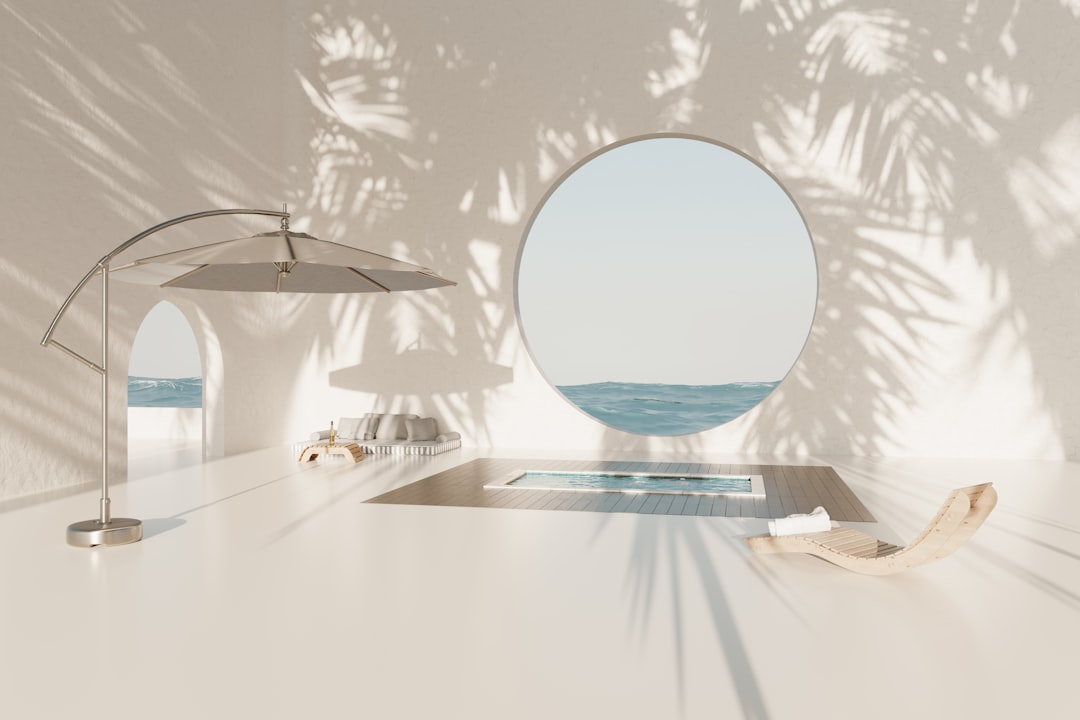 Sunlit minimalist spa interior representing AI visibility vs SEO for med spas in 2026