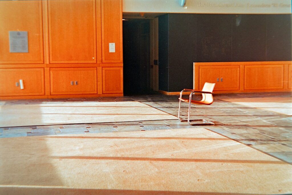 Sunlit minimalist interior representing the clarity AI answer engines seek when recommending med spas to patients